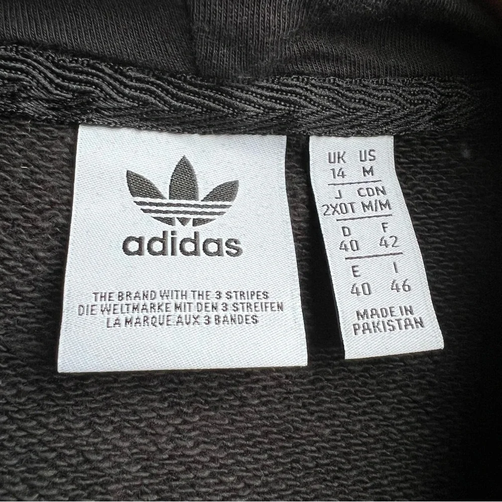 Adidas Originals Trefoil Black Hoodie Sweatshirt, Men’s Size Medium